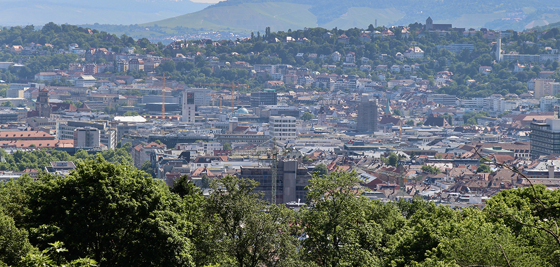 Blick in den Stuttgarter Talkessel, Foto © Hans-Martin Goede
