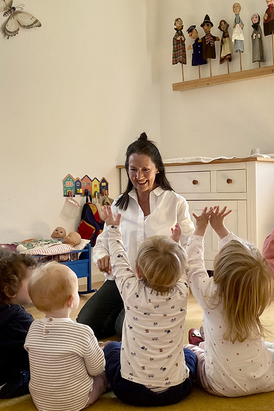 Tagesmutter Christine Grau